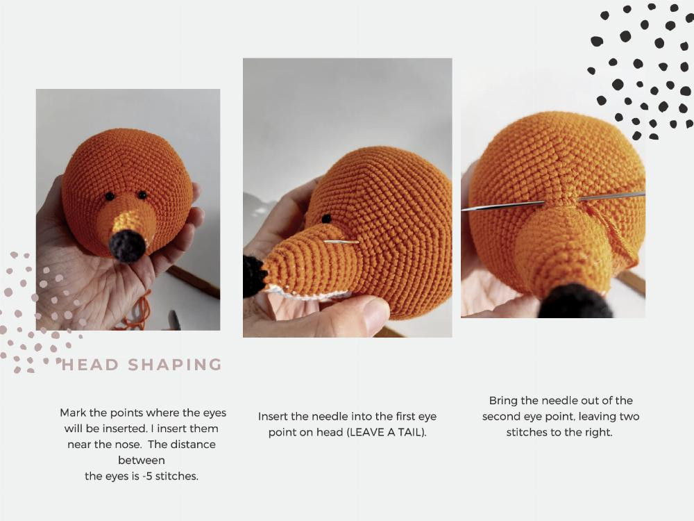 FOX CROCHET PATTERN (WITHOUT CLOTHES)