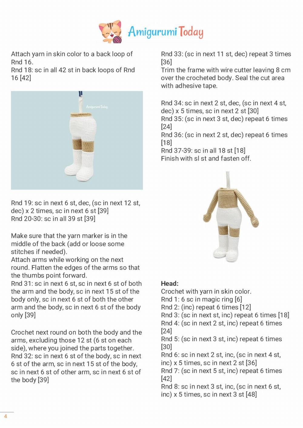 Free Amy Doll amigurumi pattern