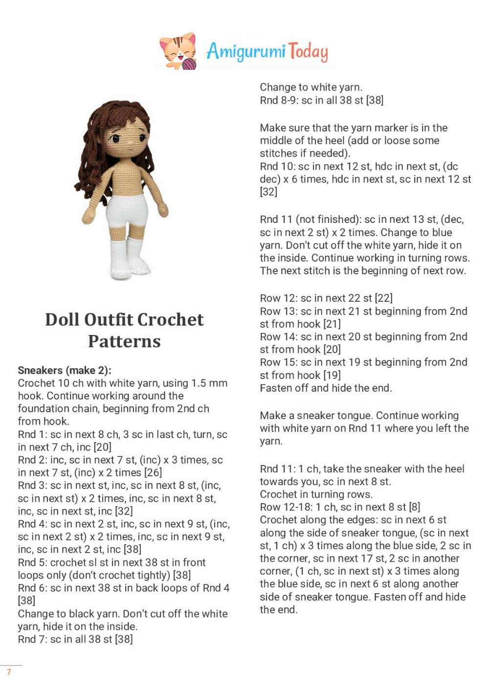 Free Amy Doll amigurumi pattern