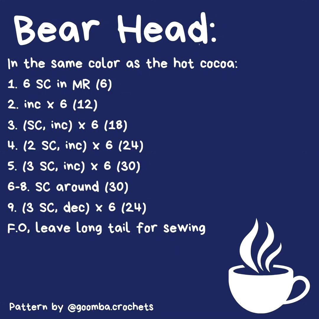 FREE Cocoa the Bear Pattern