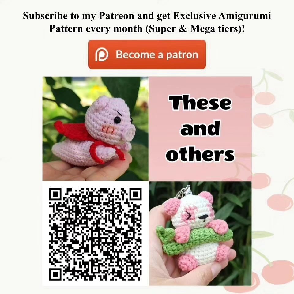 free crochet pattern strawberry bear