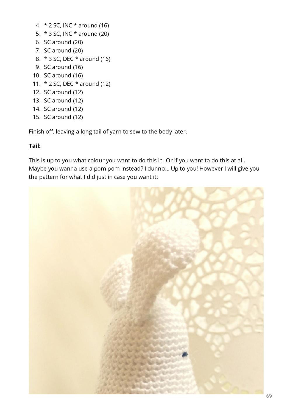 Free Easter Bunny Pattern. Come one. Come all!