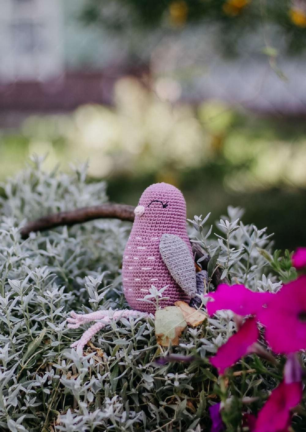 garden birds crochet pattern