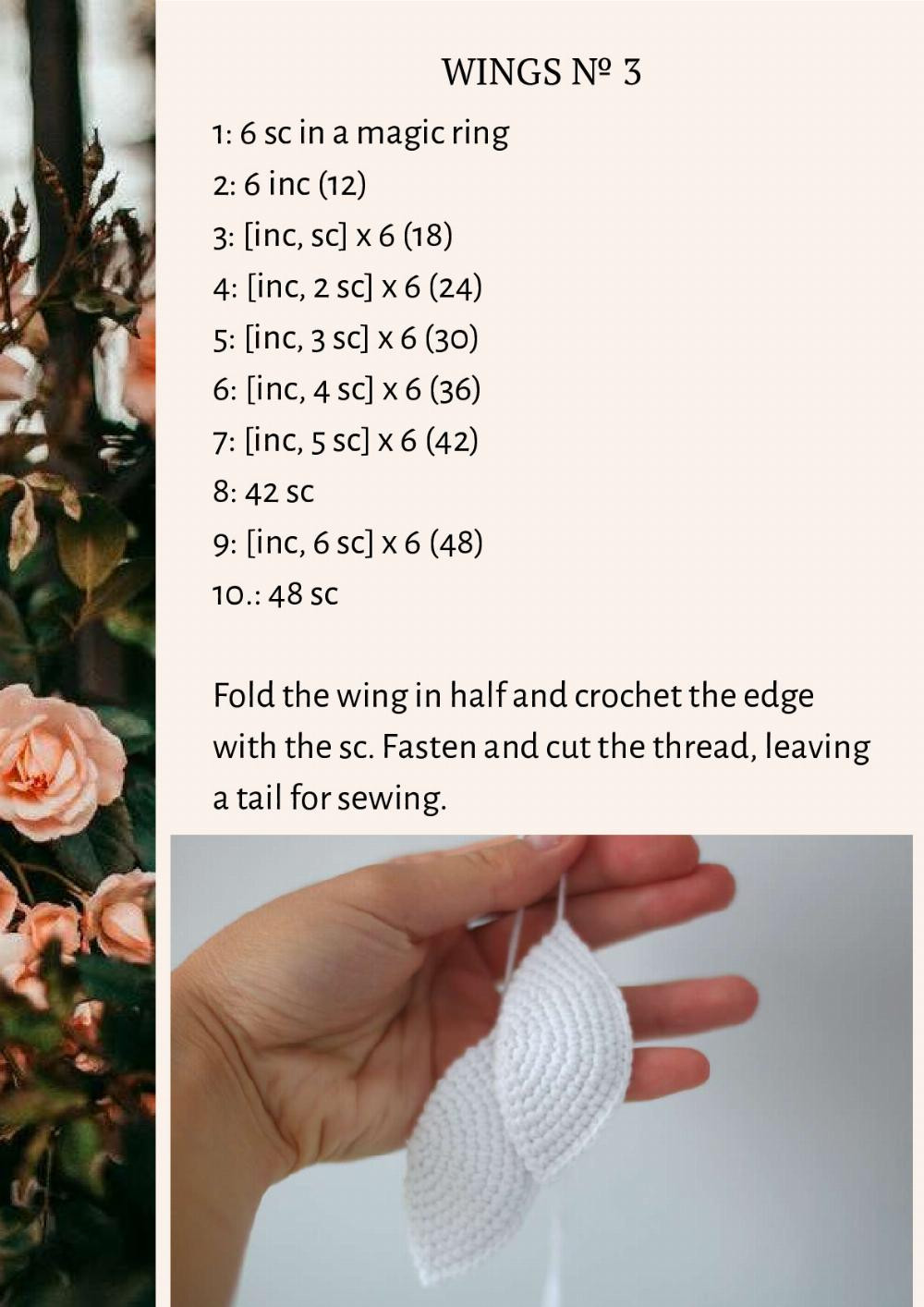 garden birds crochet pattern