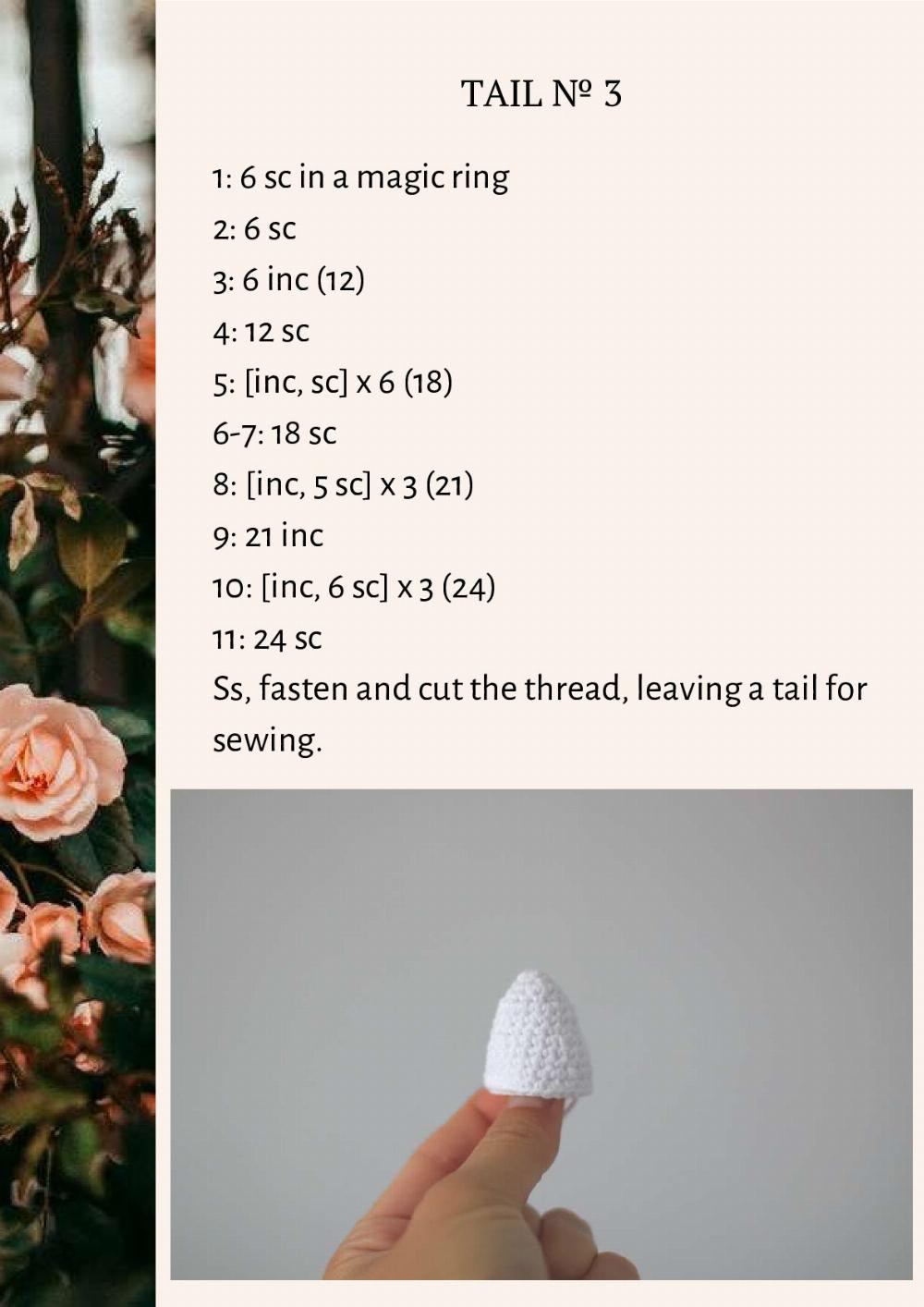 garden birds crochet pattern