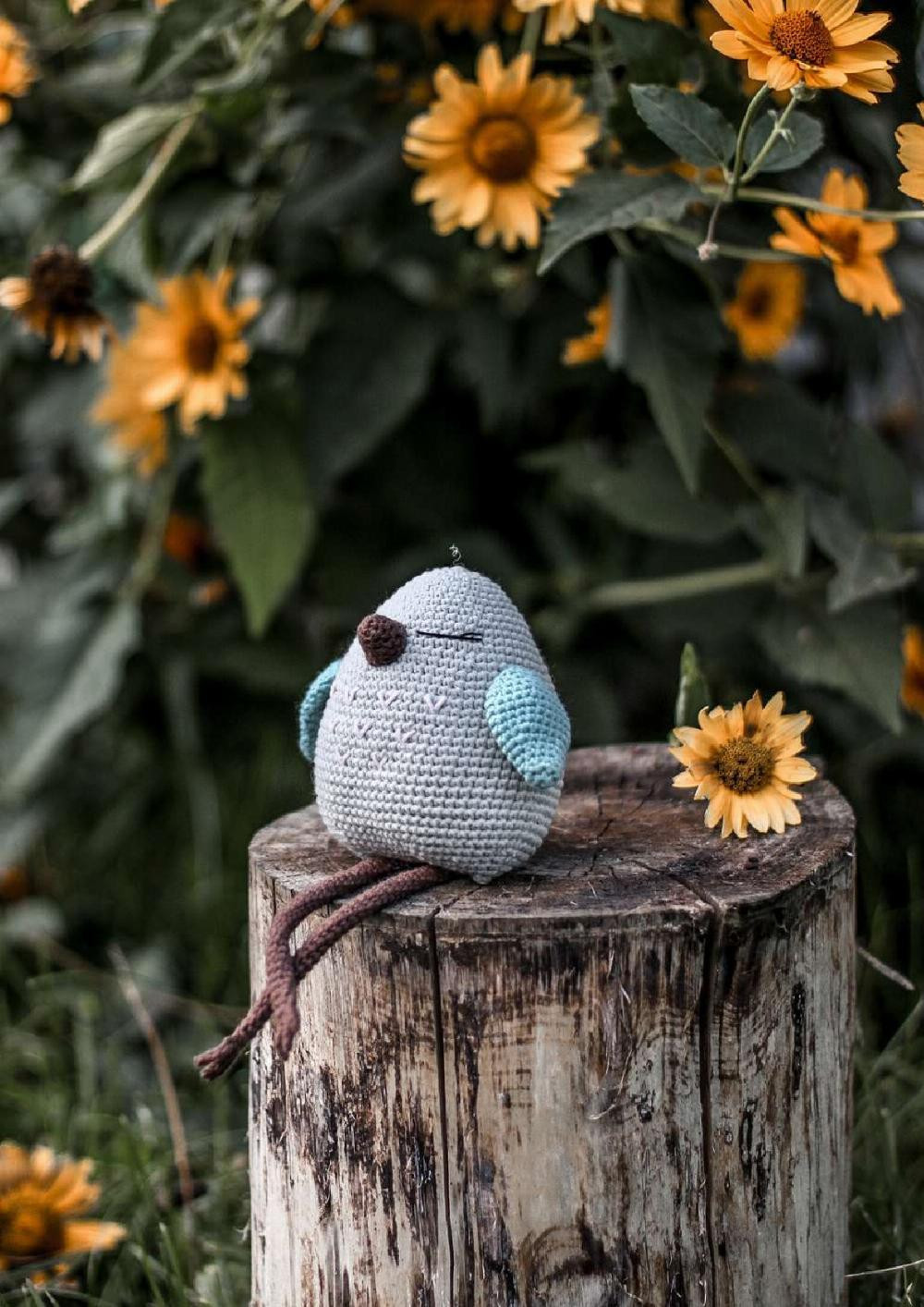 garden birds crochet pattern