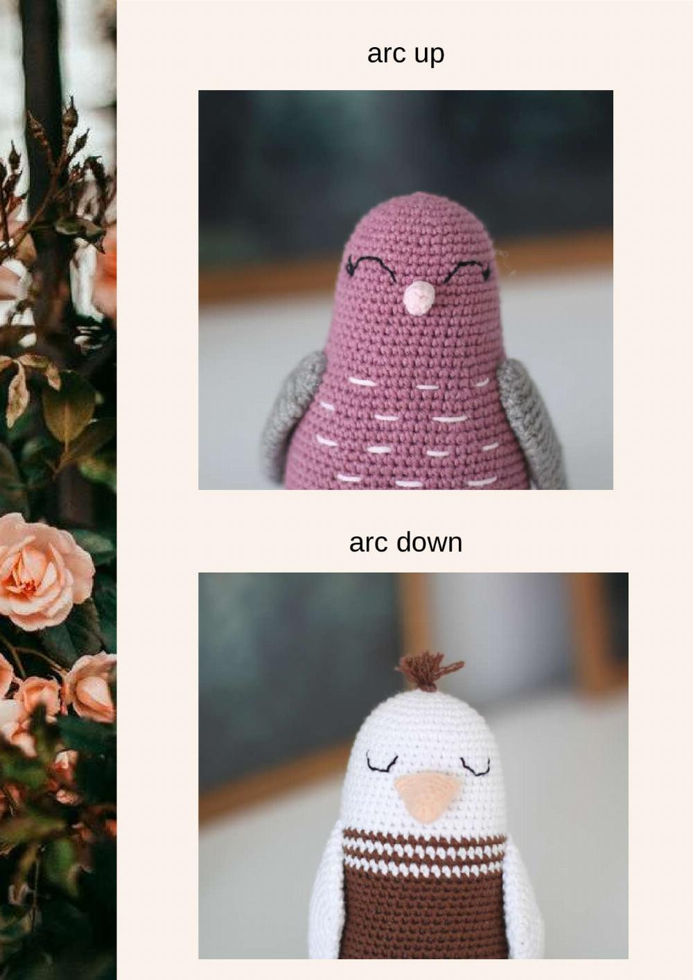 garden birds crochet pattern