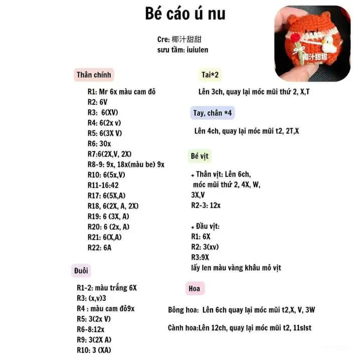 gấu trúc ú nú, bé heo đẫm nước mắt, bé cáo ú nu, vịt đội mũ đeo túi.