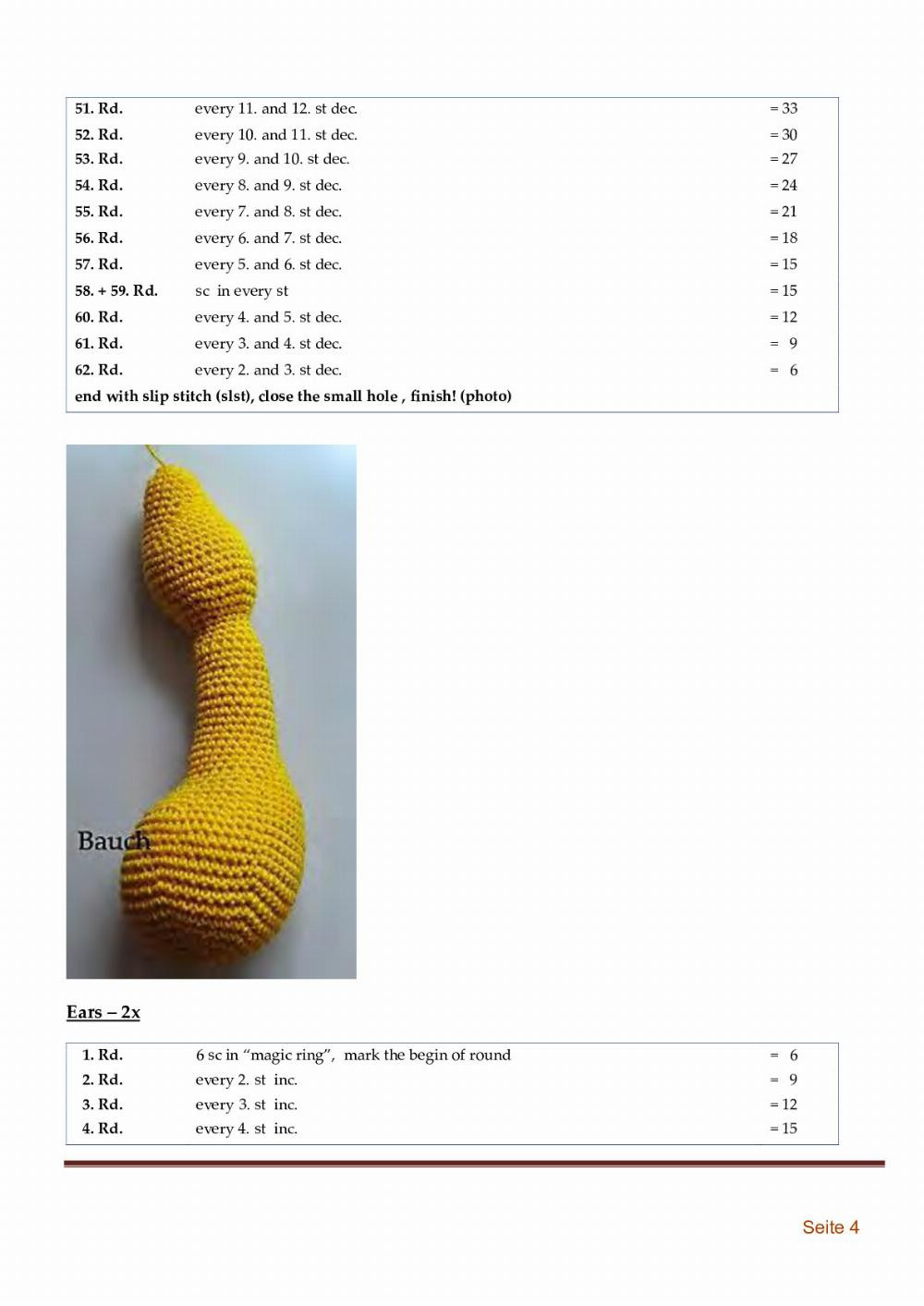 giraffe gerry crochet pattern