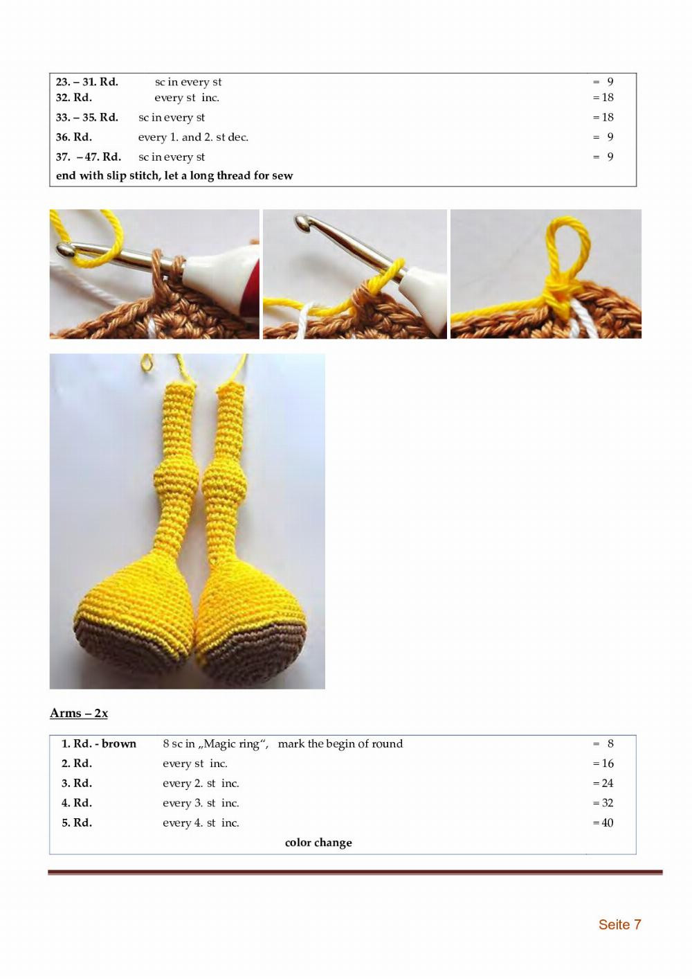 giraffe gerry crochet pattern