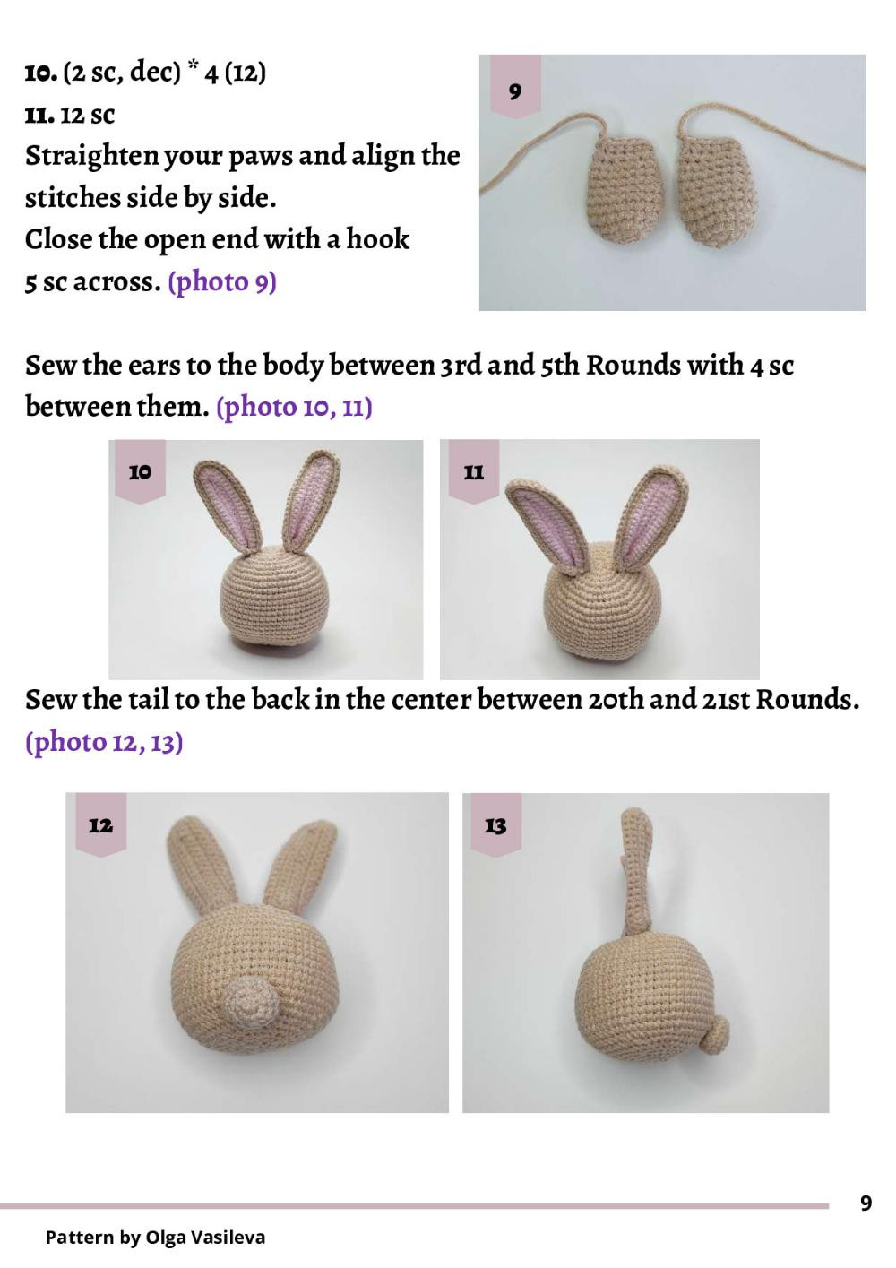 gnome bunny carrot crochet pattern