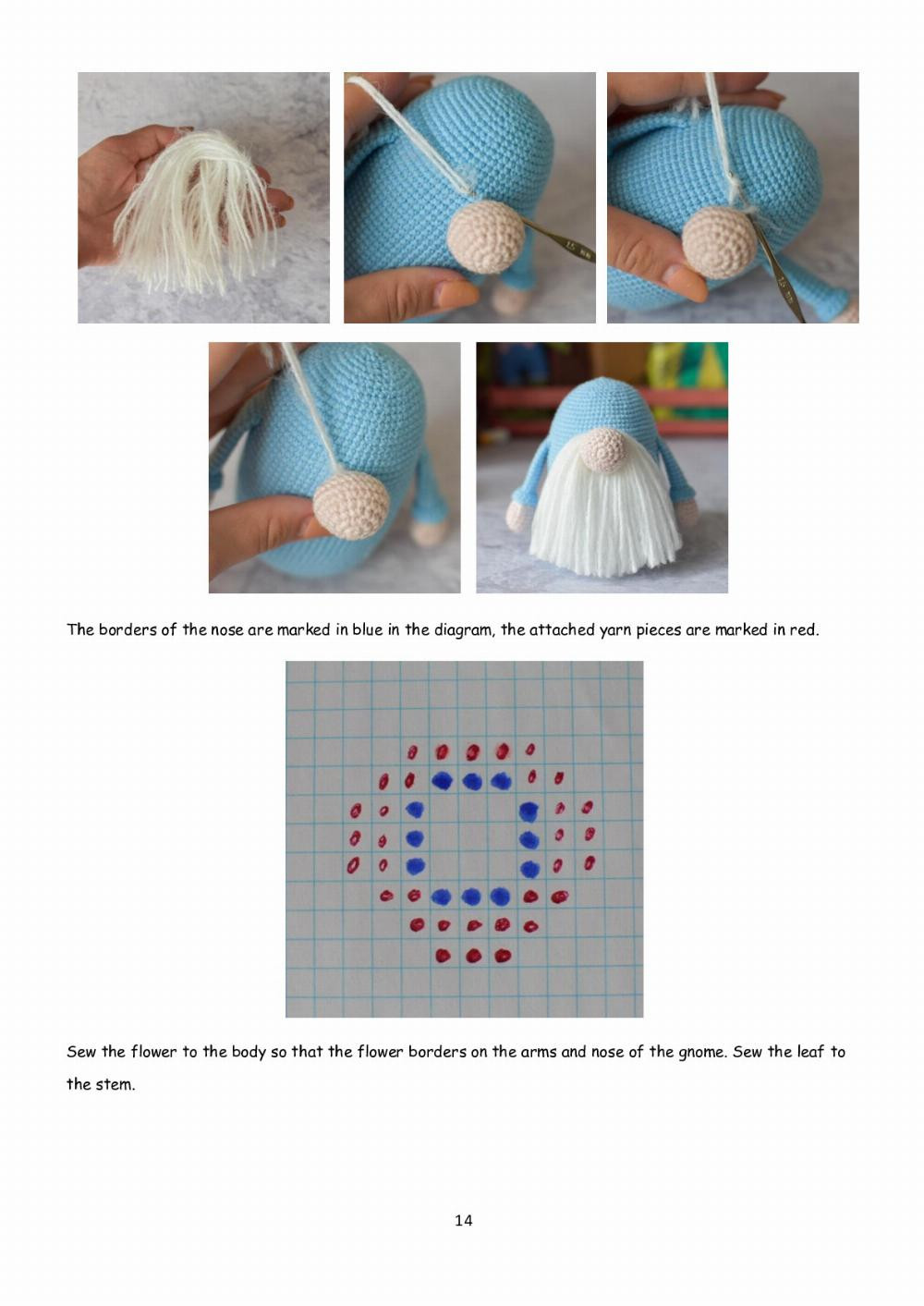 gnome butterfly crochet pattern