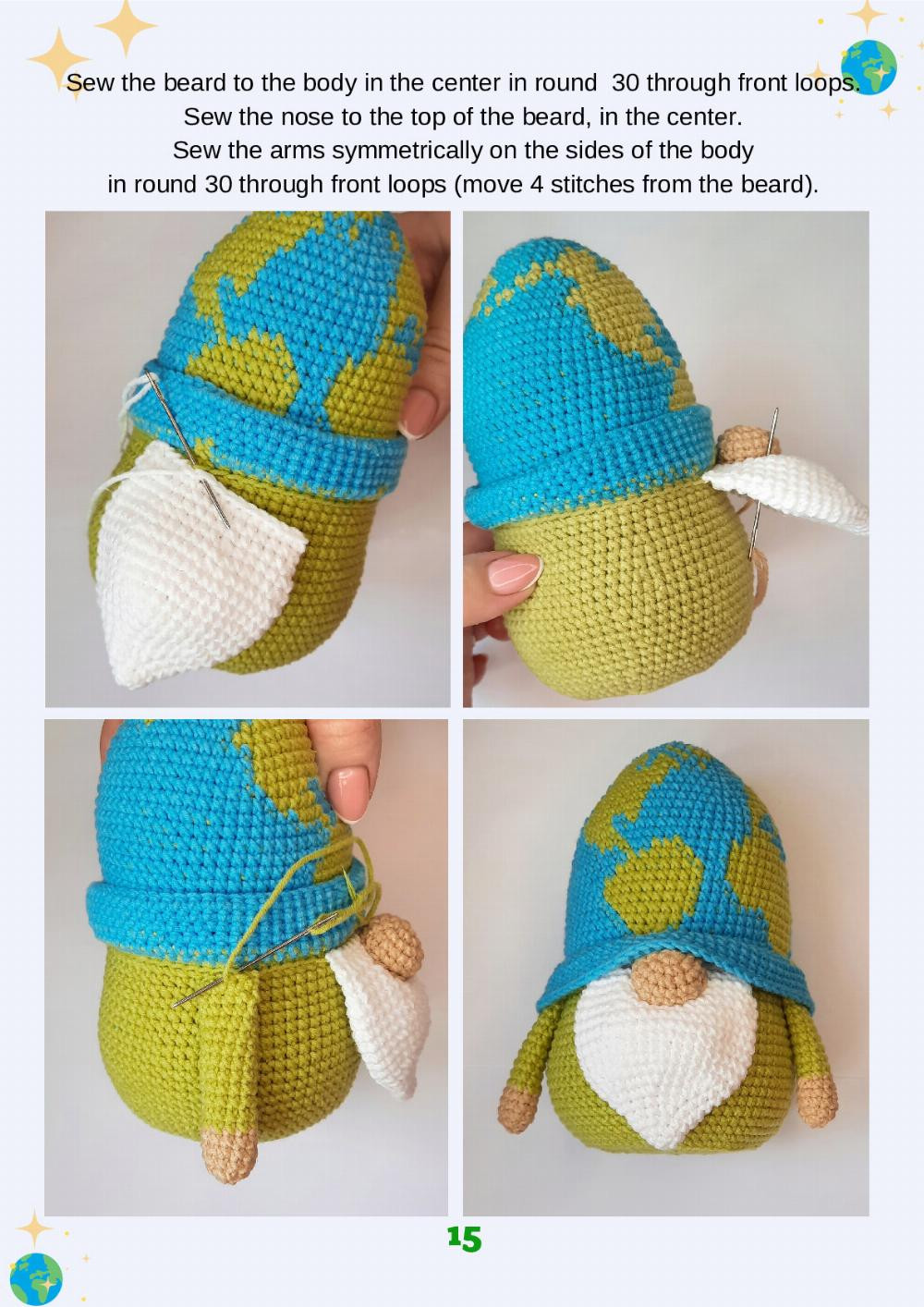 Gnome Earth Crochet Pattern