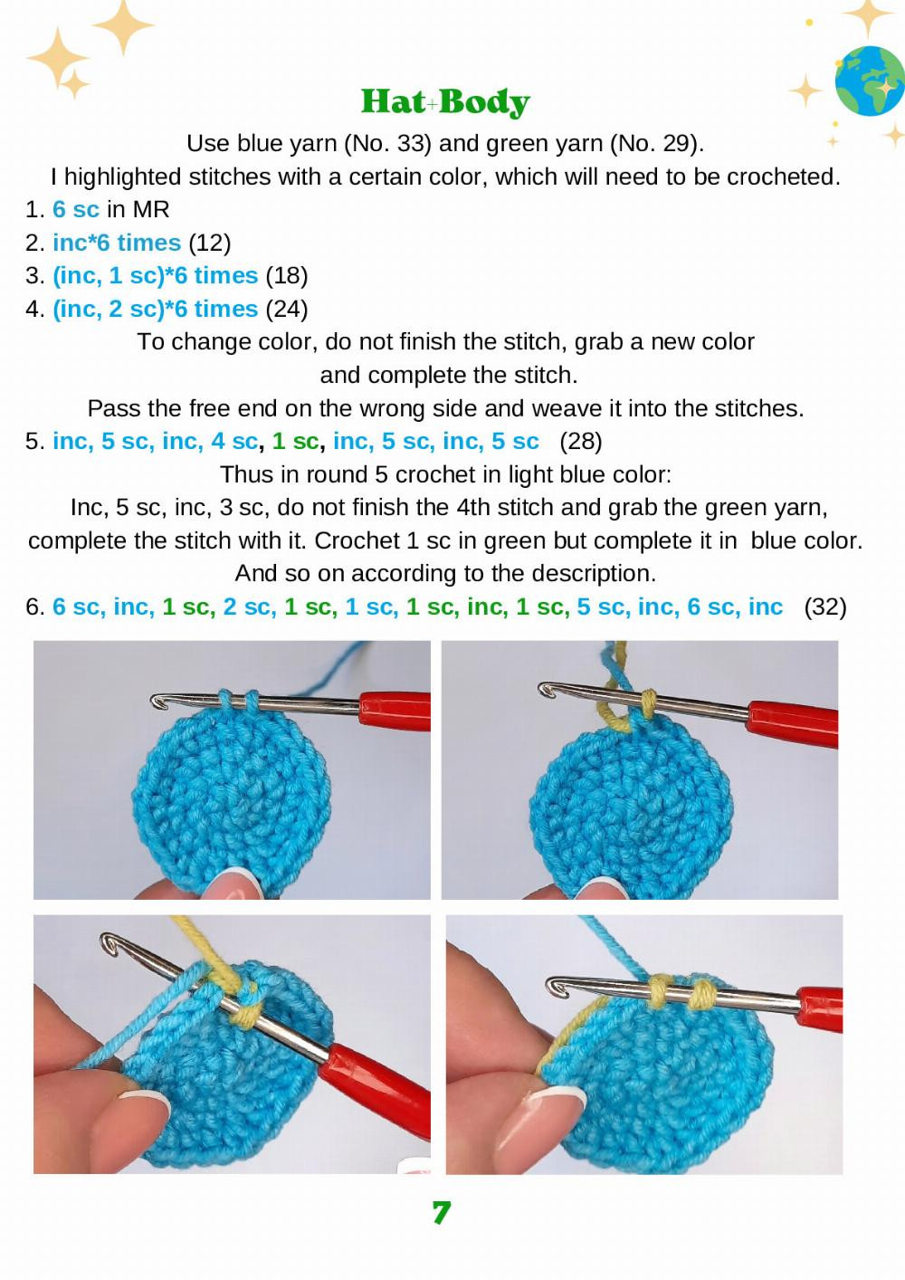 Gnome Earth Crochet Pattern