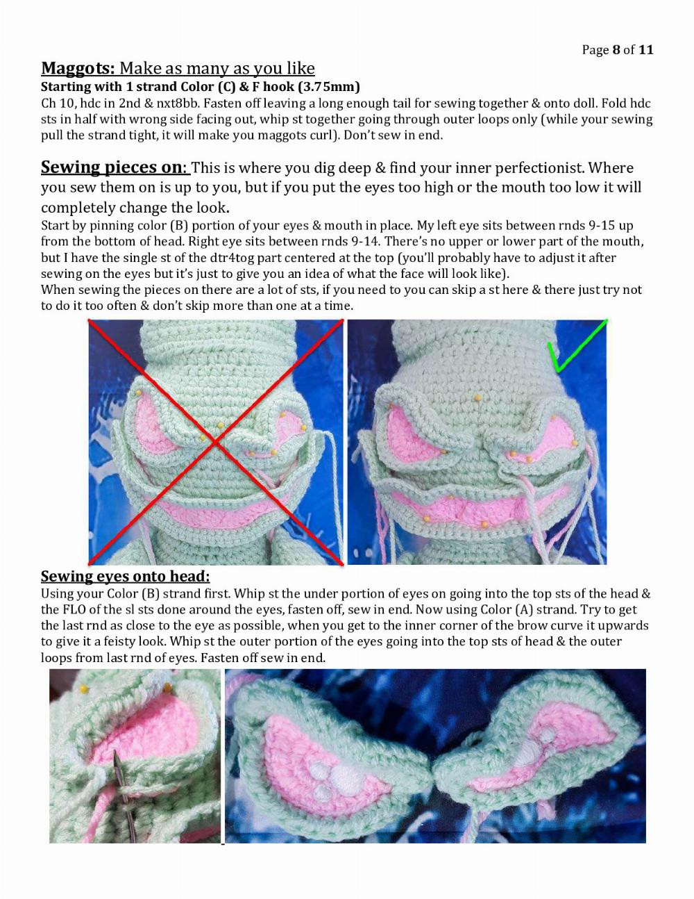 GRUBBY BUBBY crochet pattern