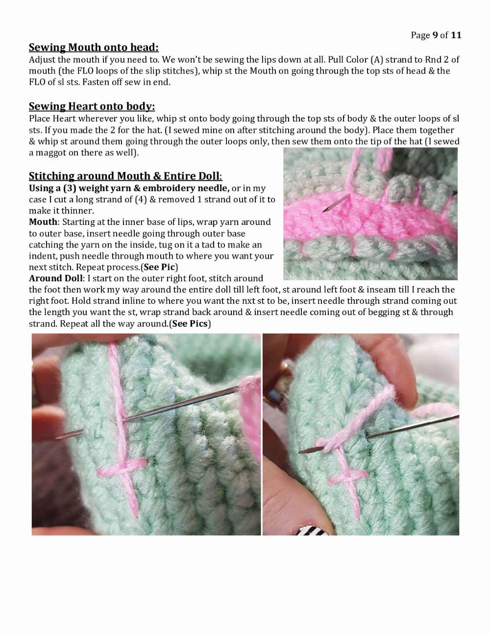 GRUBBY BUBBY crochet pattern