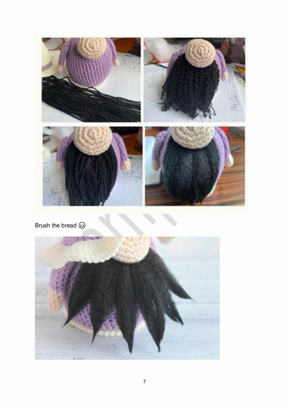 Halloween Ghost gnome pattern