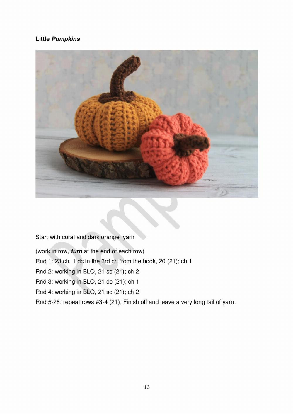 Halloween Pumpkin pattern