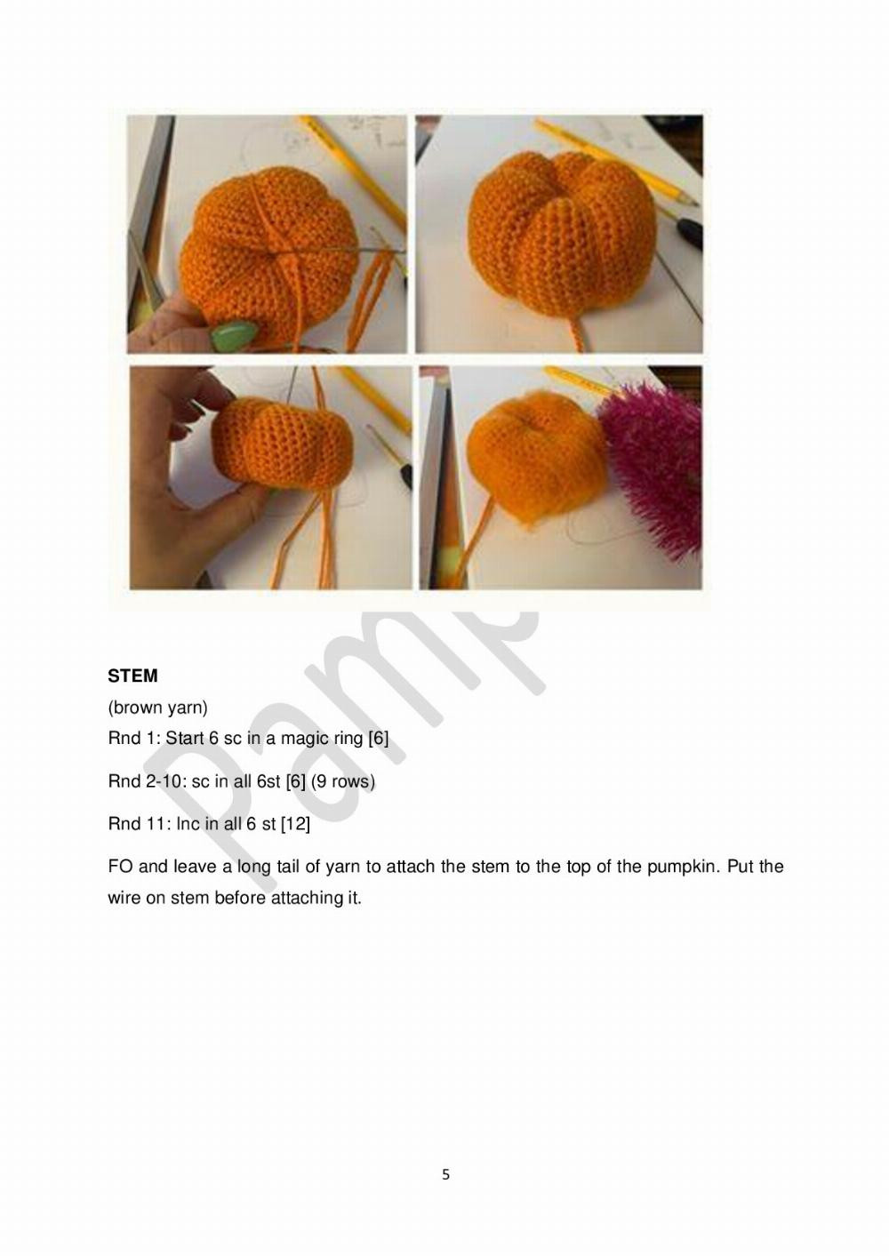 Halloween Pumpkin pattern