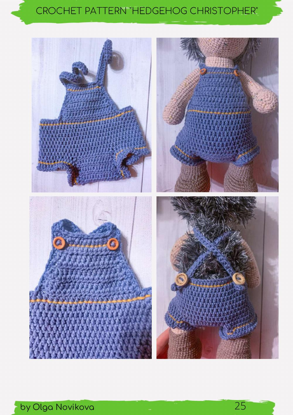 HEDGEHOG CHRISTOPHER - CROCHET PATTERN