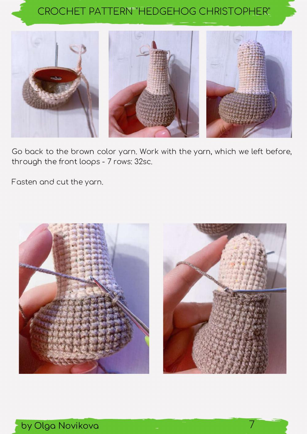 HEDGEHOG CHRISTOPHER - CROCHET PATTERN