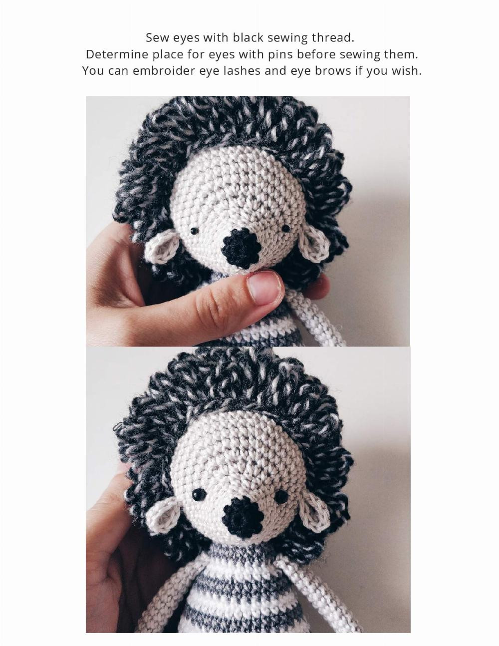 HEDGEHOG COCO CHUDOTSATSA CROCHET PATTERN