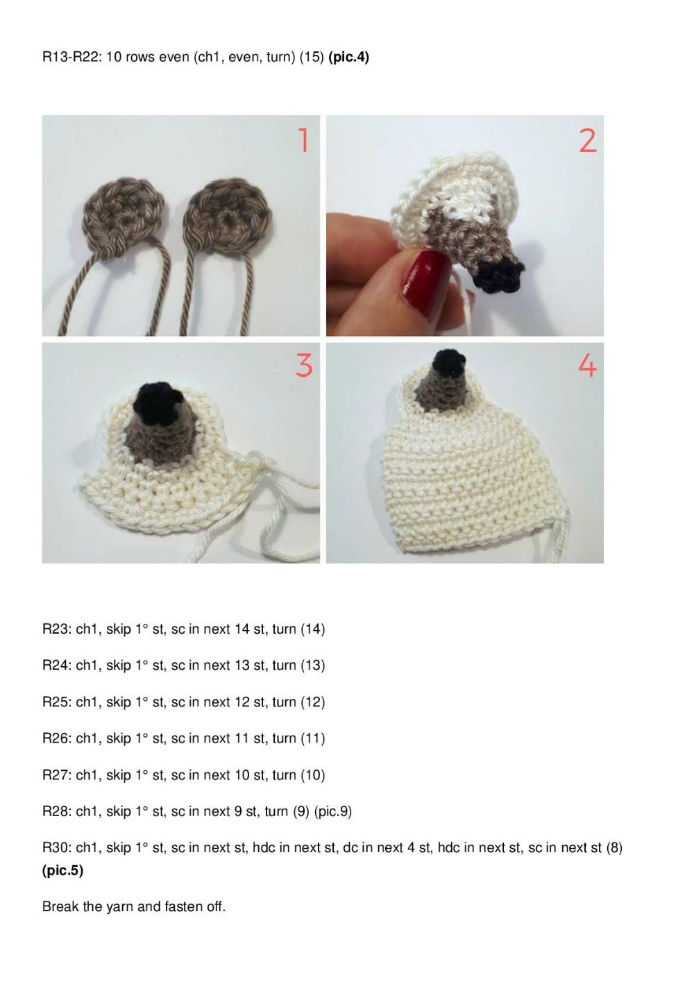 Hedgehog crochet pattern amigurumi