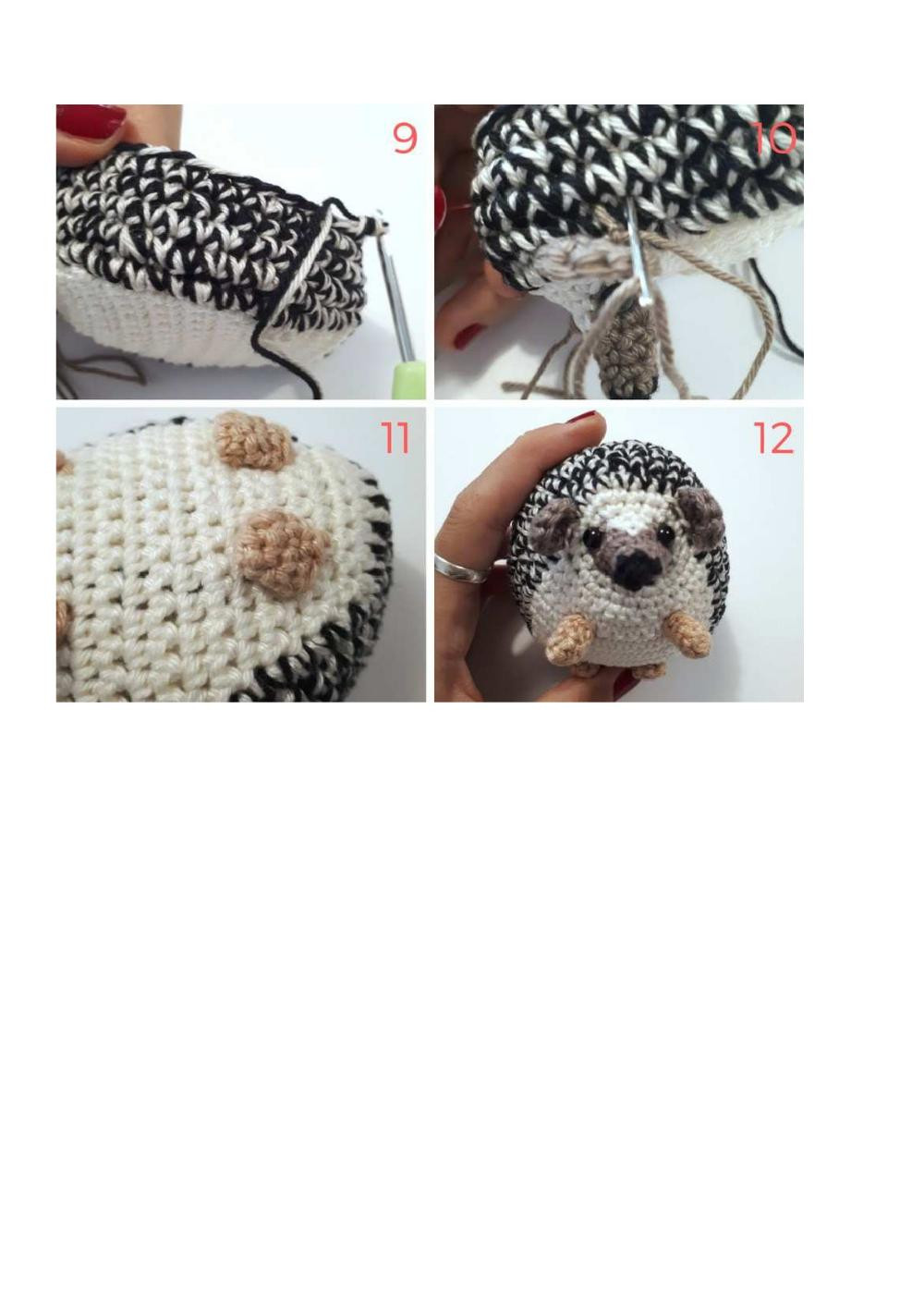 Hedgehog crochet pattern amigurumi