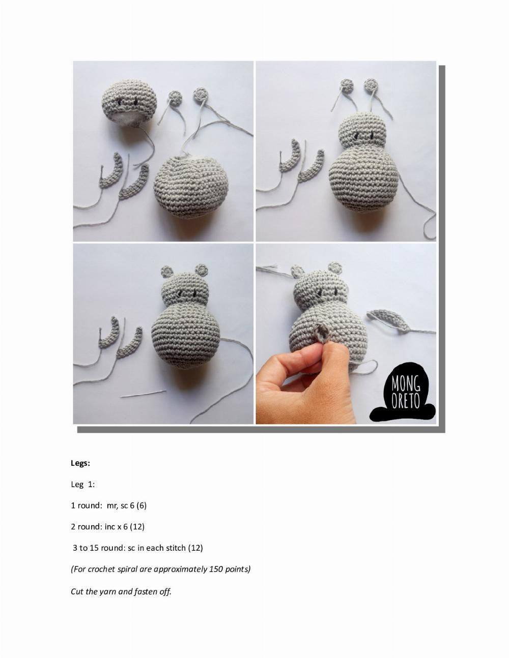 hipo lito crochet pattern