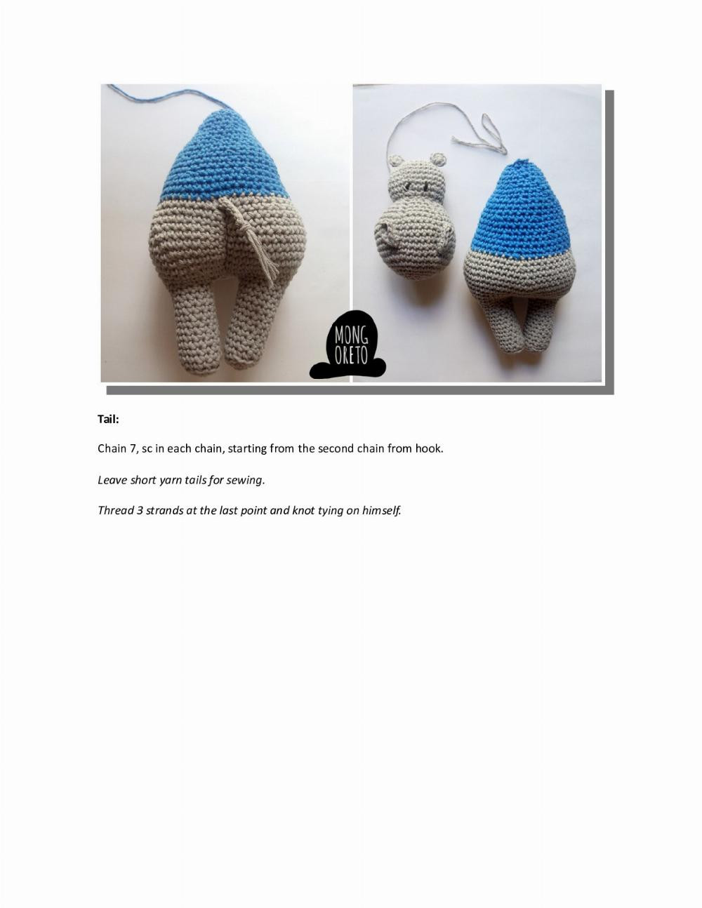 hipo lito crochet pattern