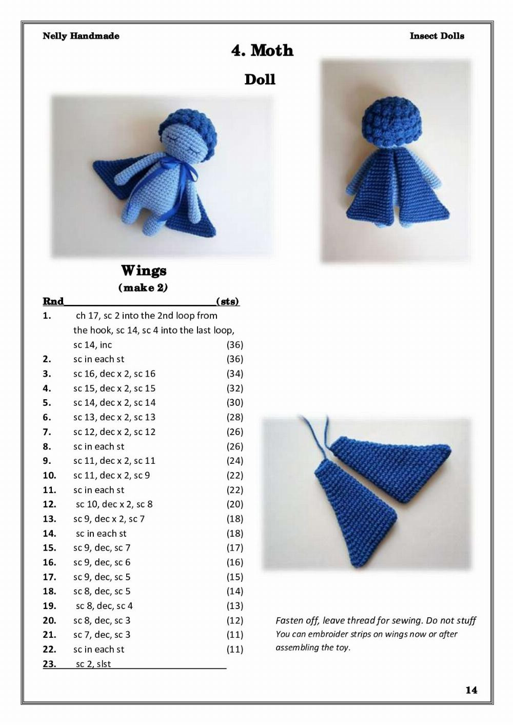 Insect Dolls Crochet patterns