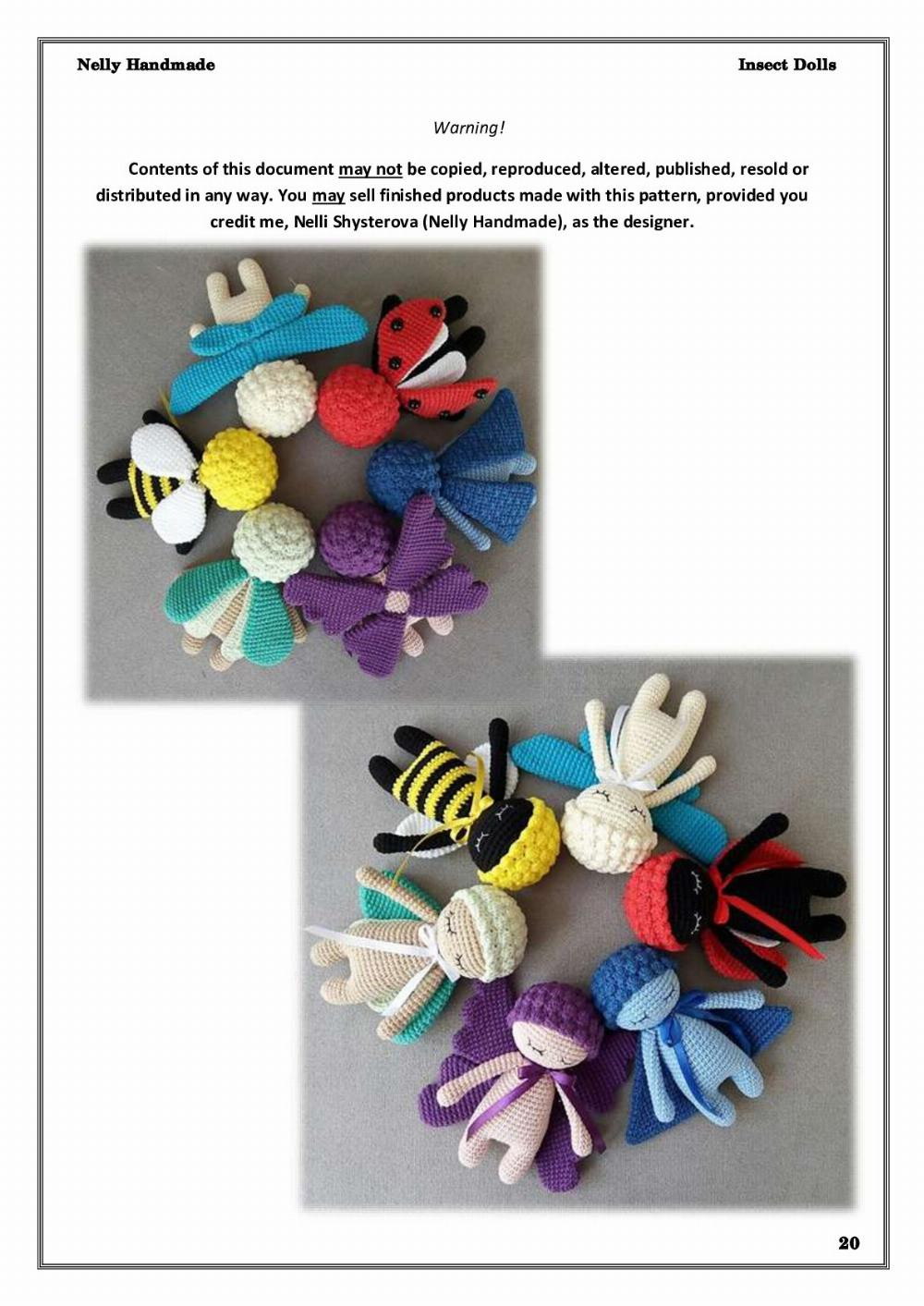 Insect Dolls Crochet patterns