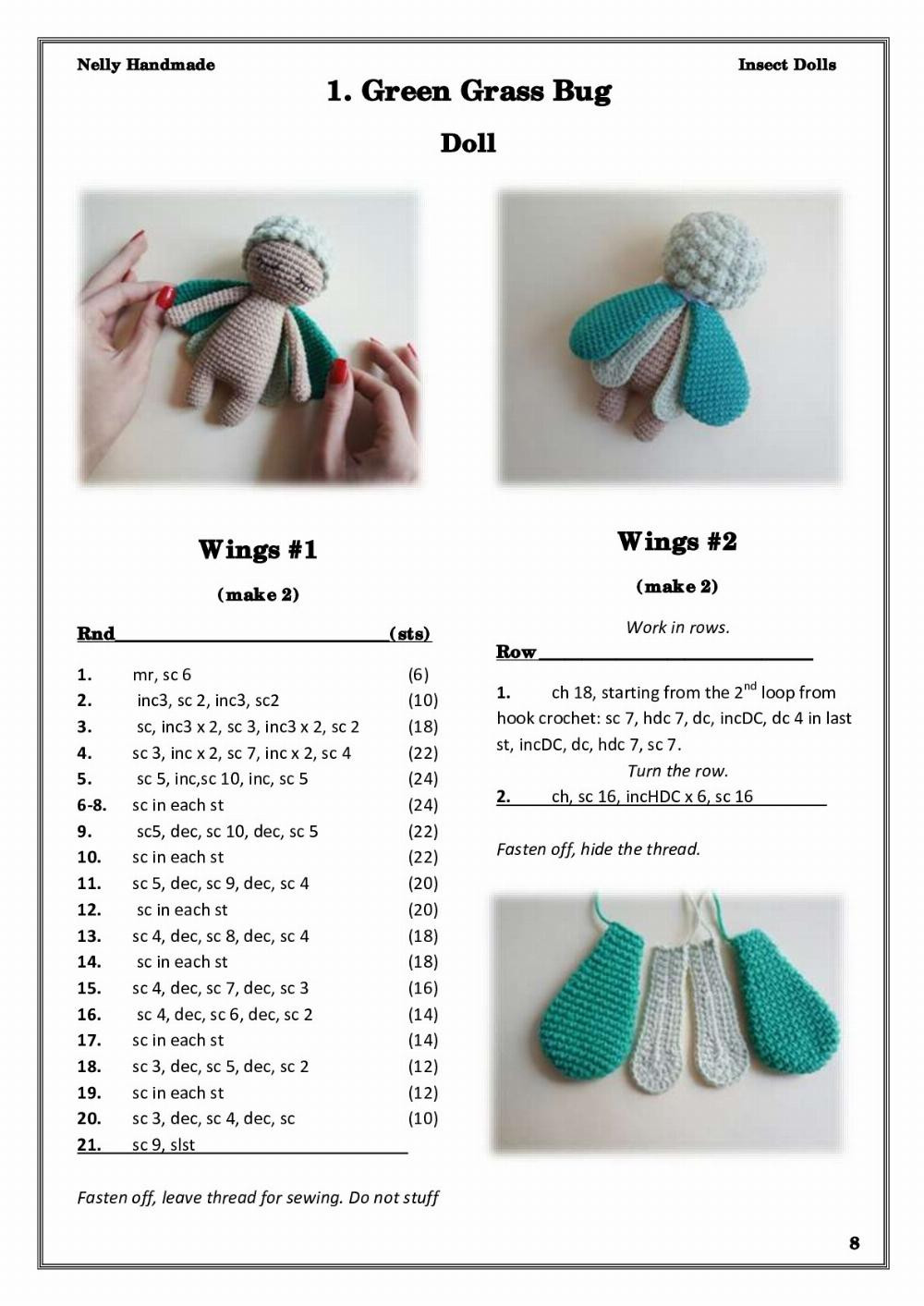 Insect Dolls Crochet patterns