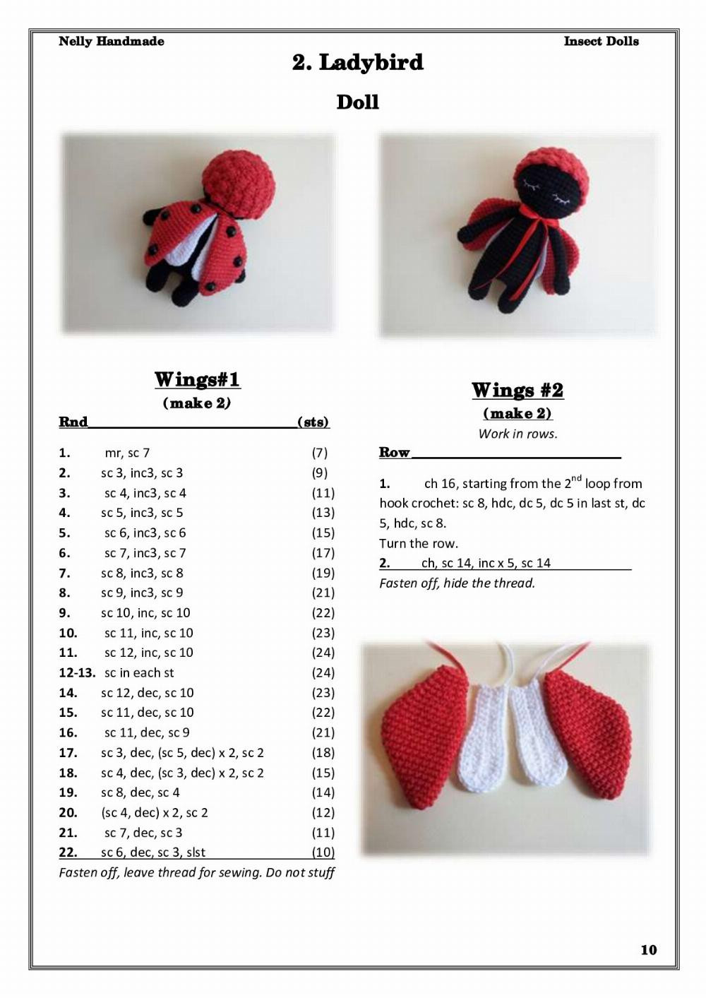 Insect Dolls Crochet patterns