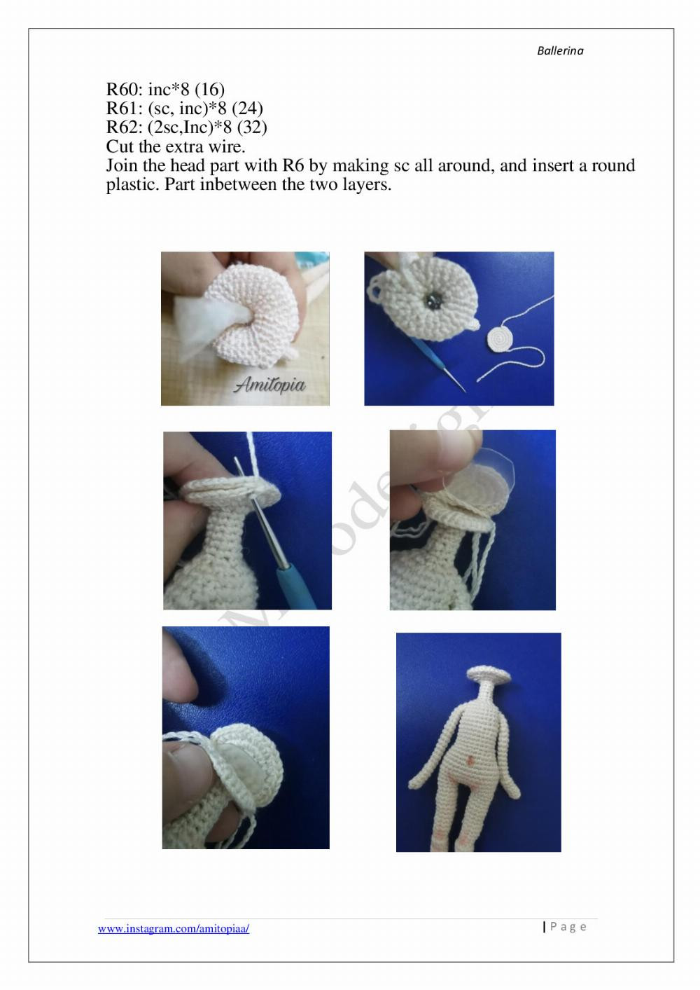 Ivy ballerina crochet pattern