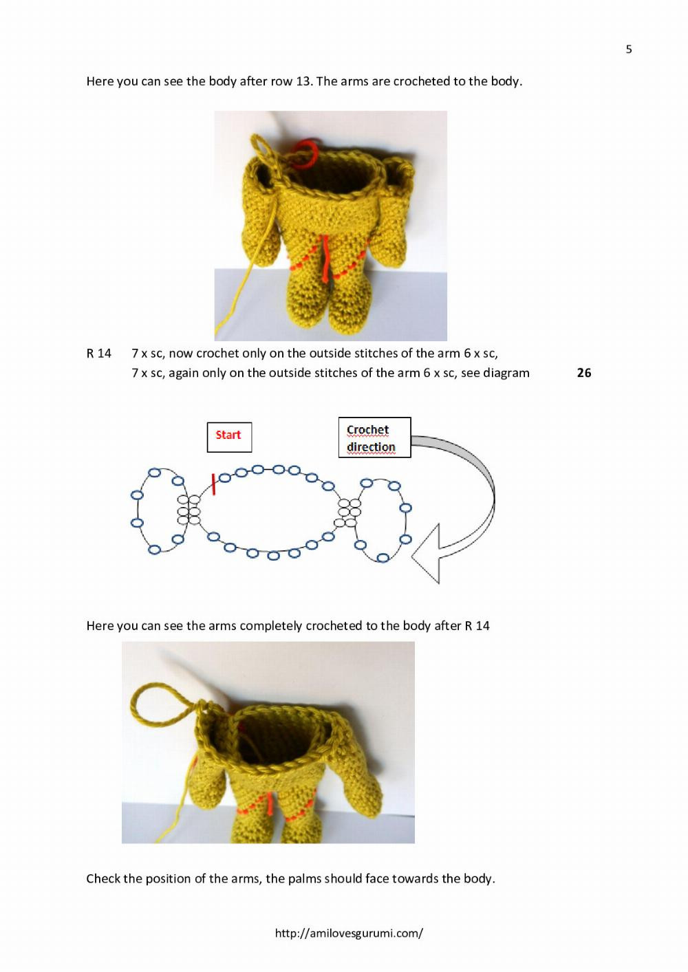 Jack, the diving frog Crochet Pattern