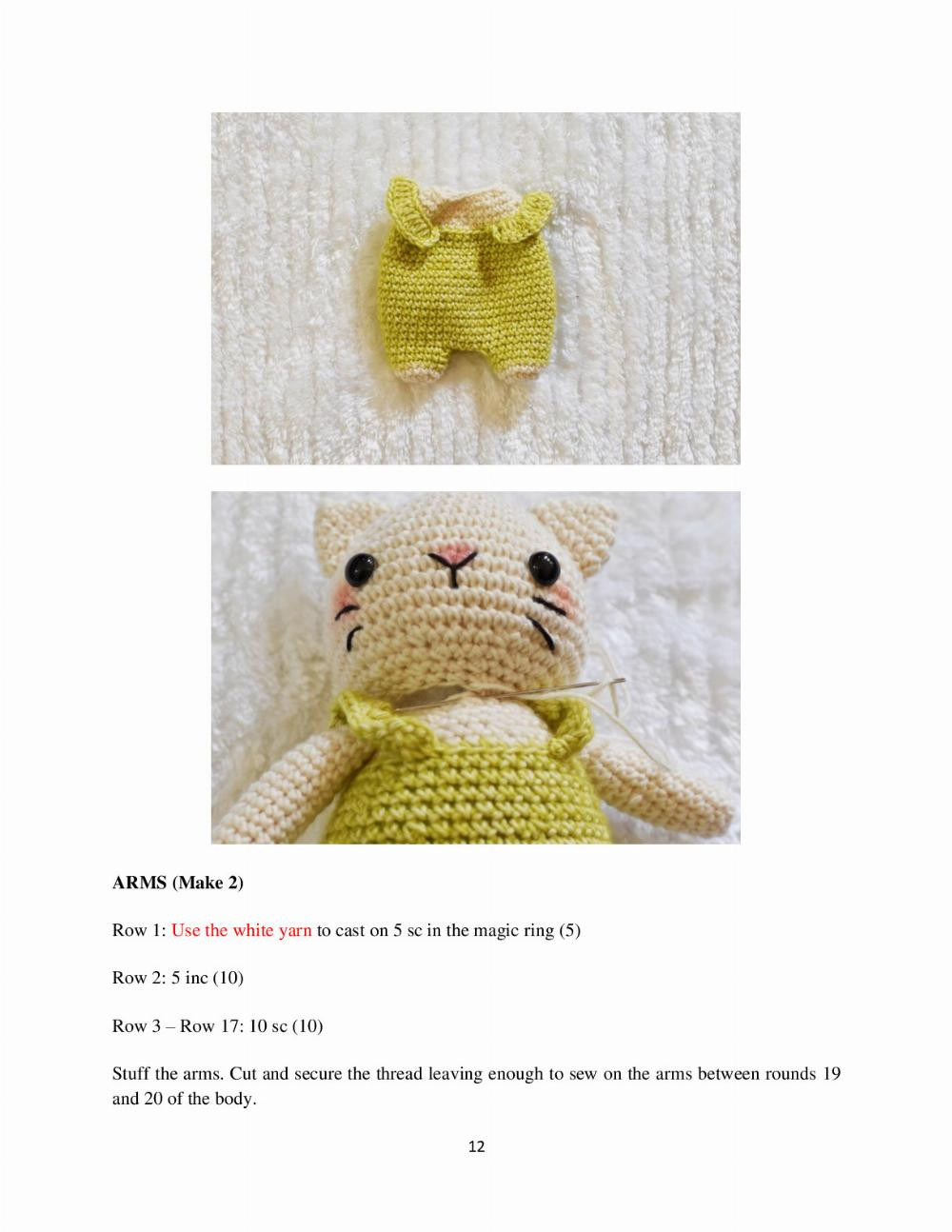 JEN THE CAT CROCHET PARTERNS