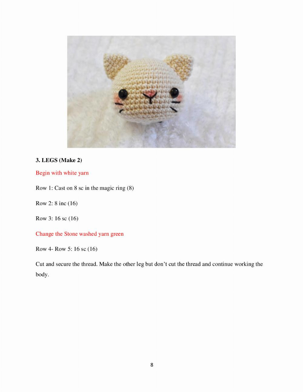 JEN THE CAT CROCHET PARTERNS