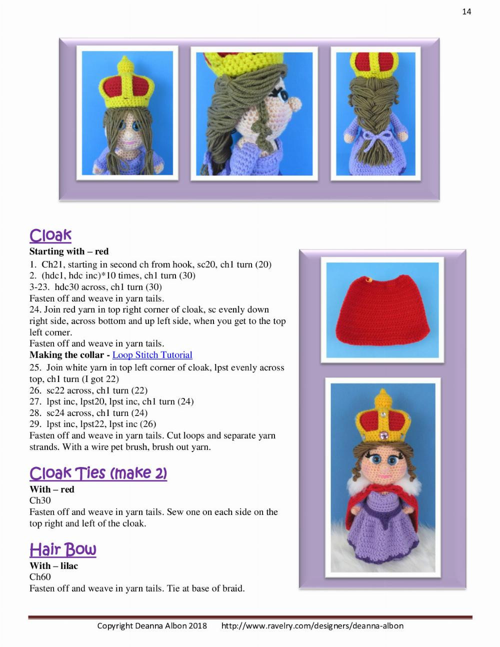 king an queen crochet pattern