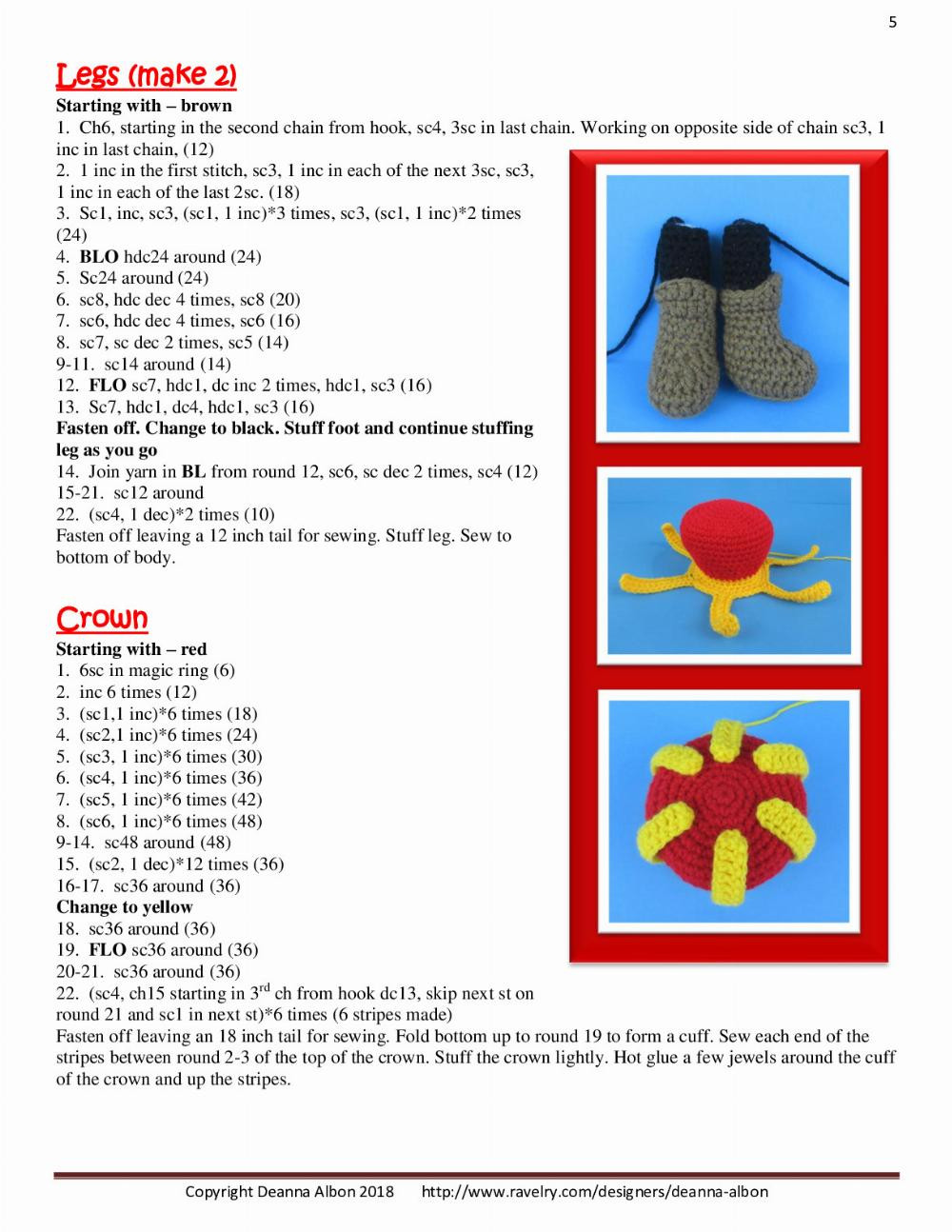 king an queen crochet pattern