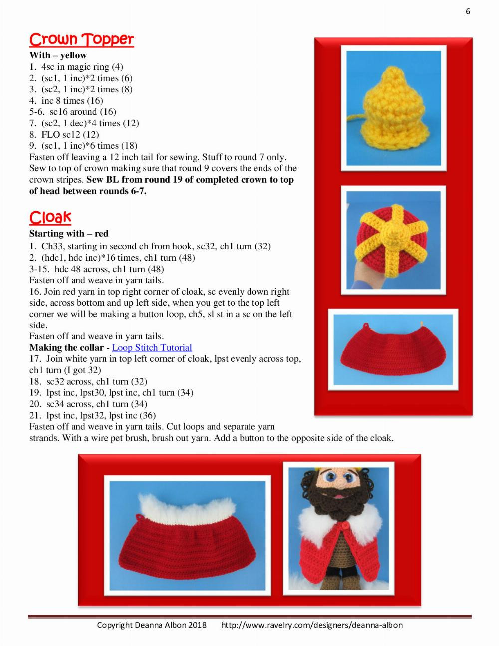 king an queen crochet pattern