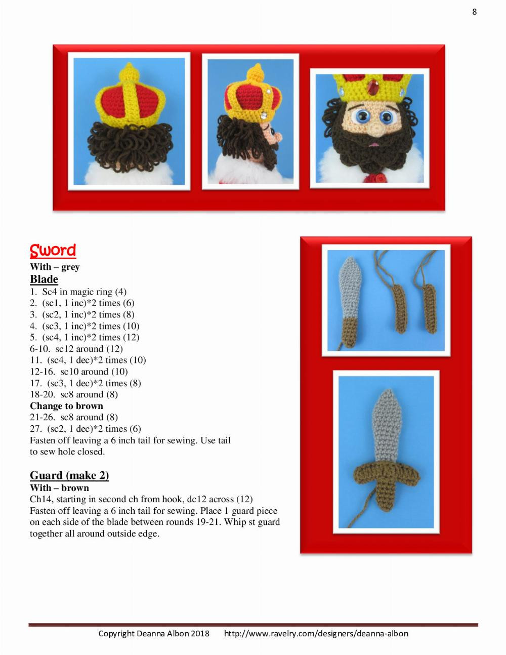 king an queen crochet pattern