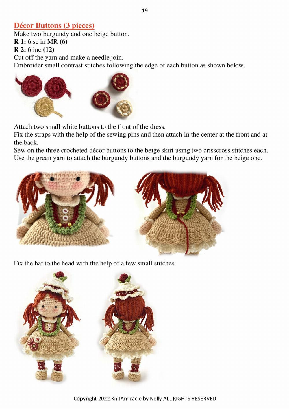 Knit a Miracle by Nelly presents Tastee the Gingerbread Girl