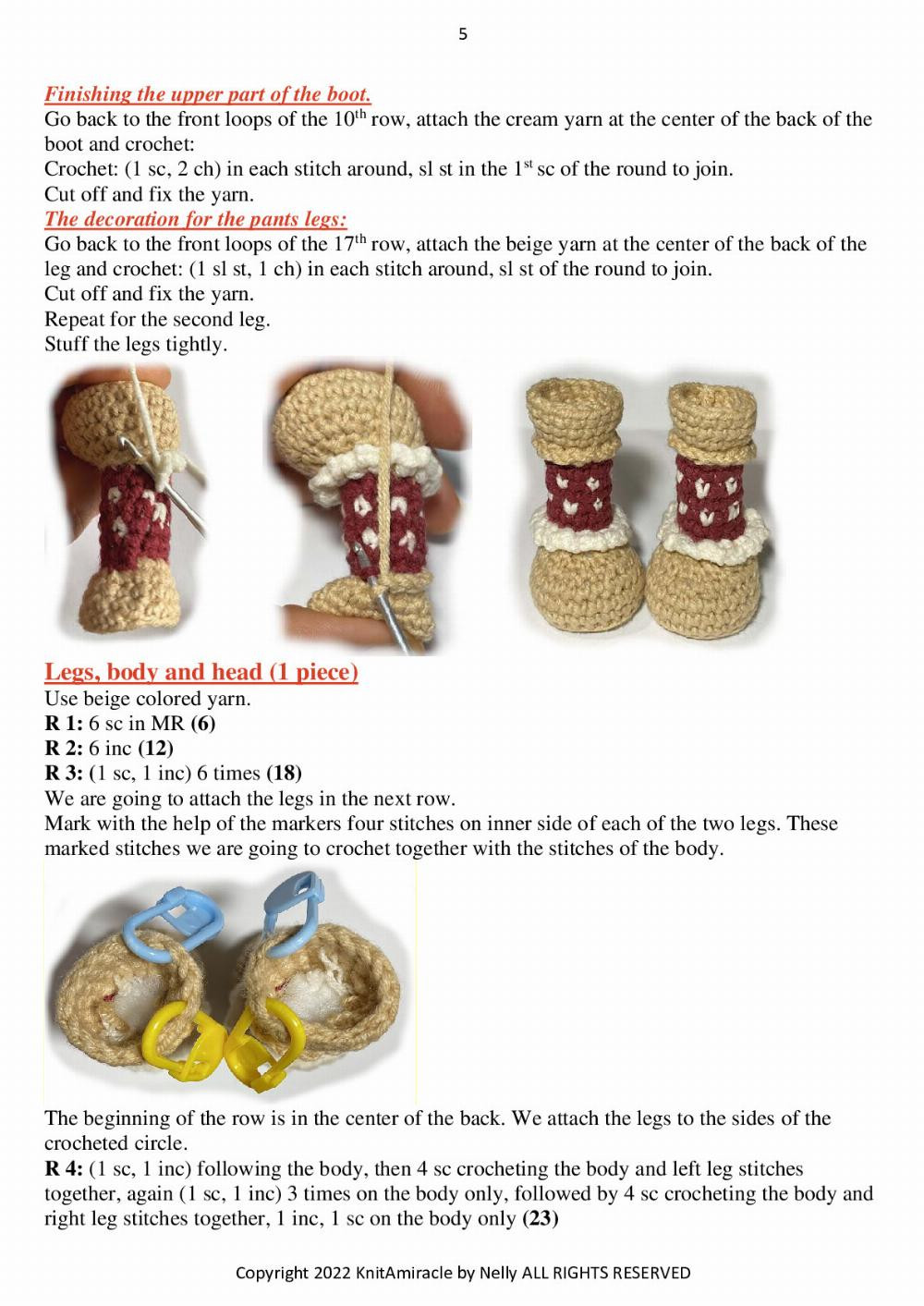 Knit a Miracle by Nelly presents Tastee the Gingerbread Girl