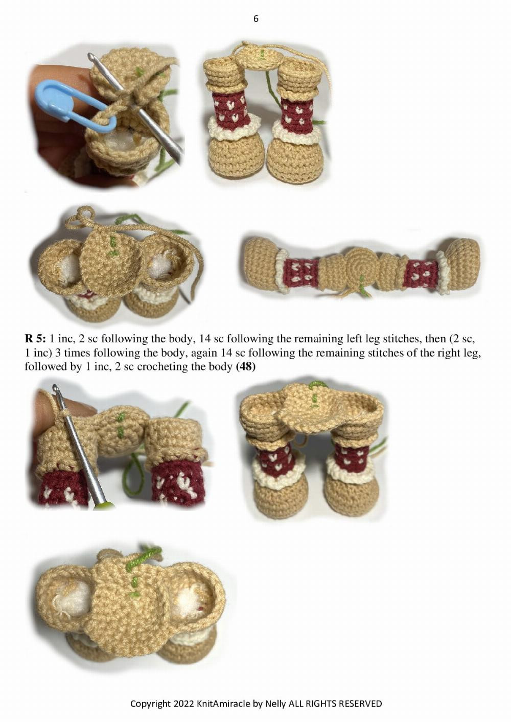 Knit a Miracle by Nelly presents Tastee the Gingerbread Girl