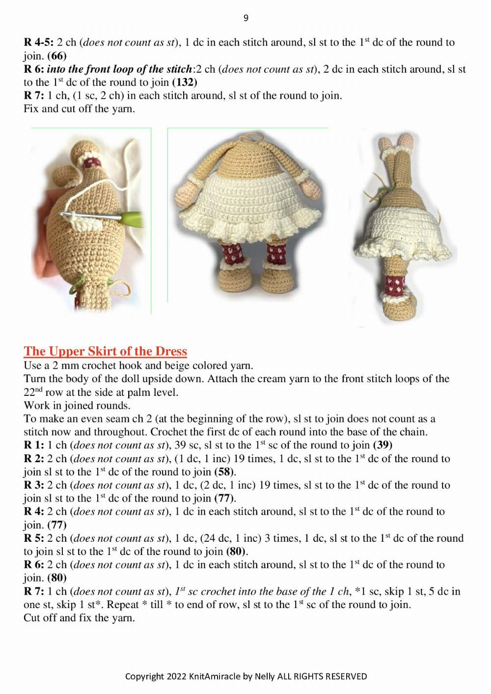 Knit a Miracle by Nelly presents Tastee the Gingerbread Girl