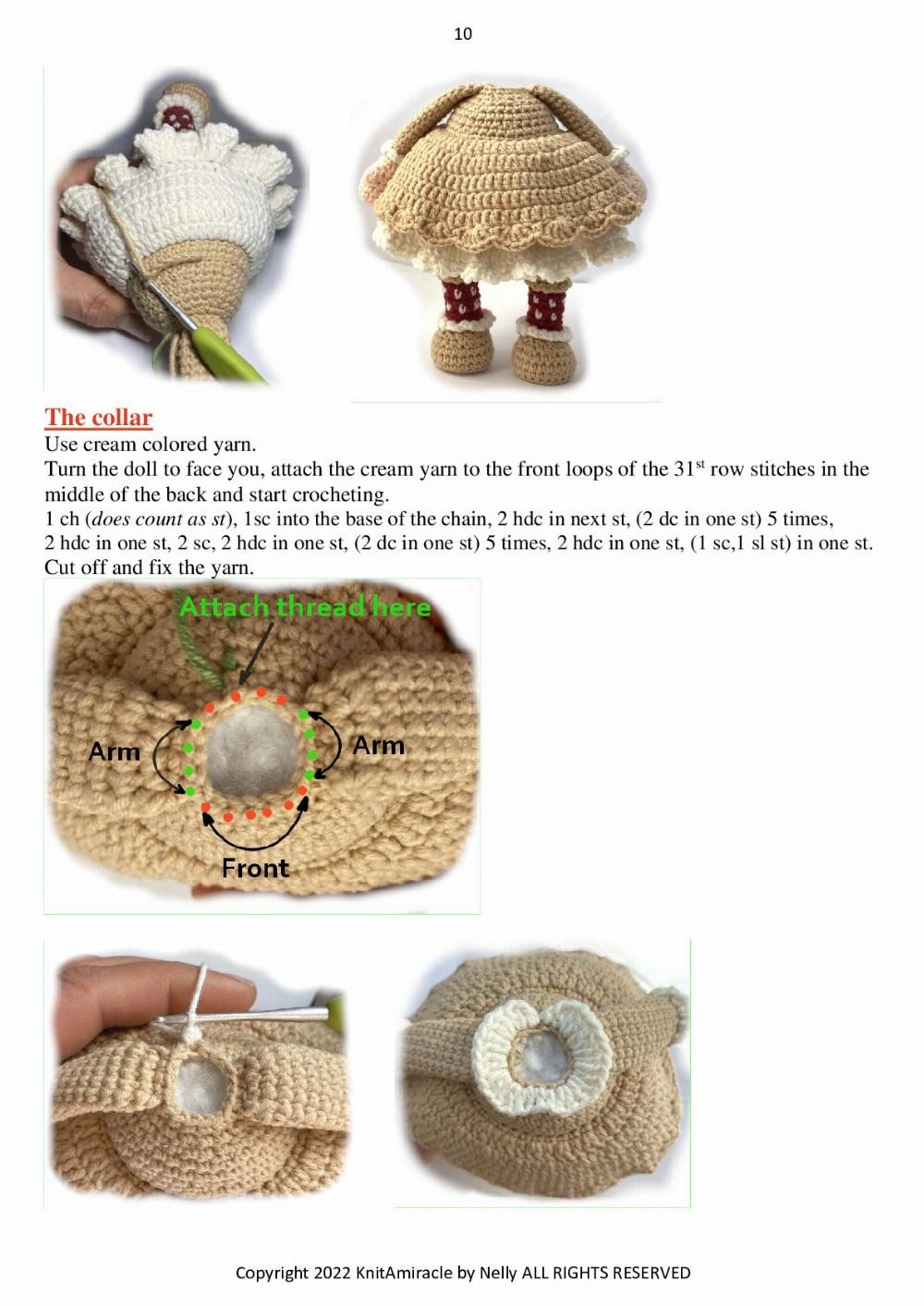 Knit a Miracle by Nelly presents Tastee the Gingerbread Girl