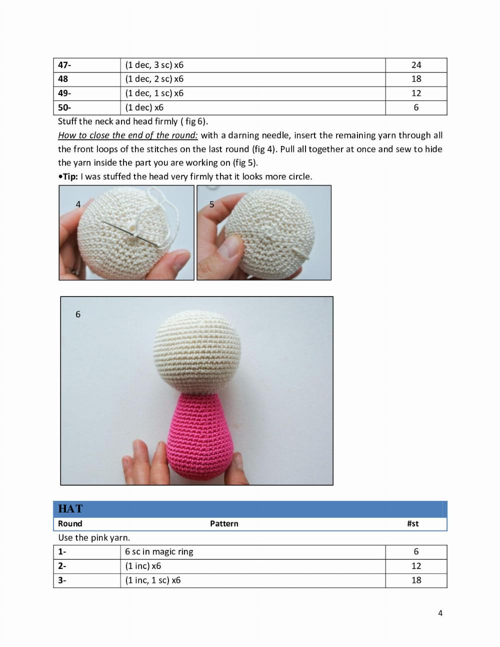 Lady Bug crochet pattern