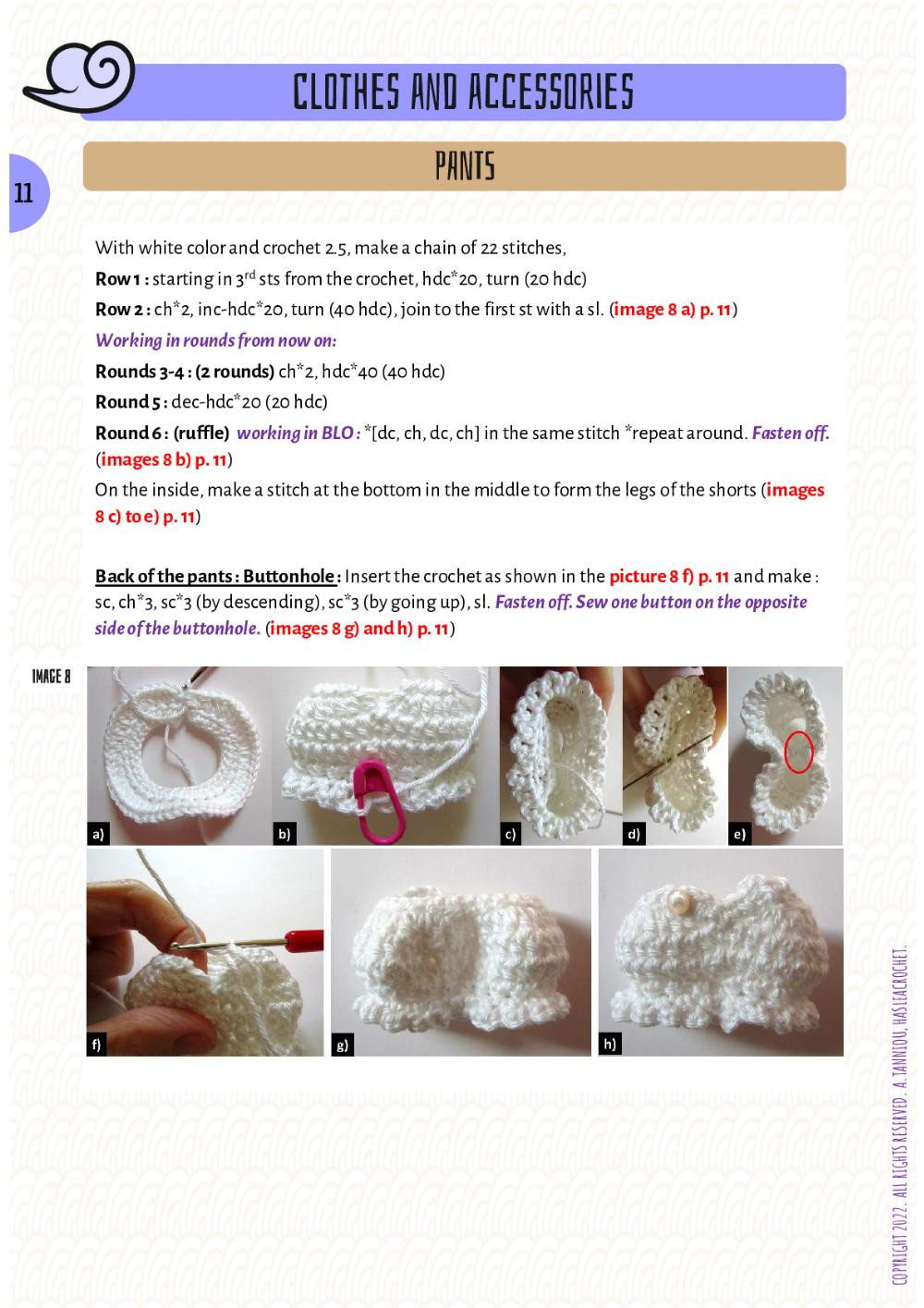 Lelia DOLL crochet pattern