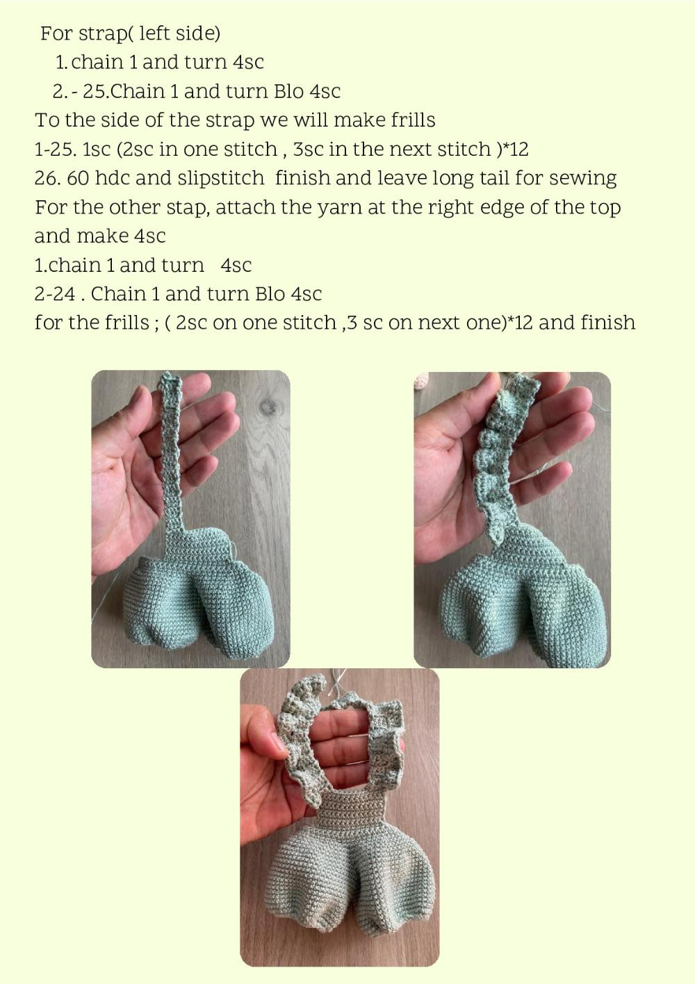 Loreno doll crochet pattern